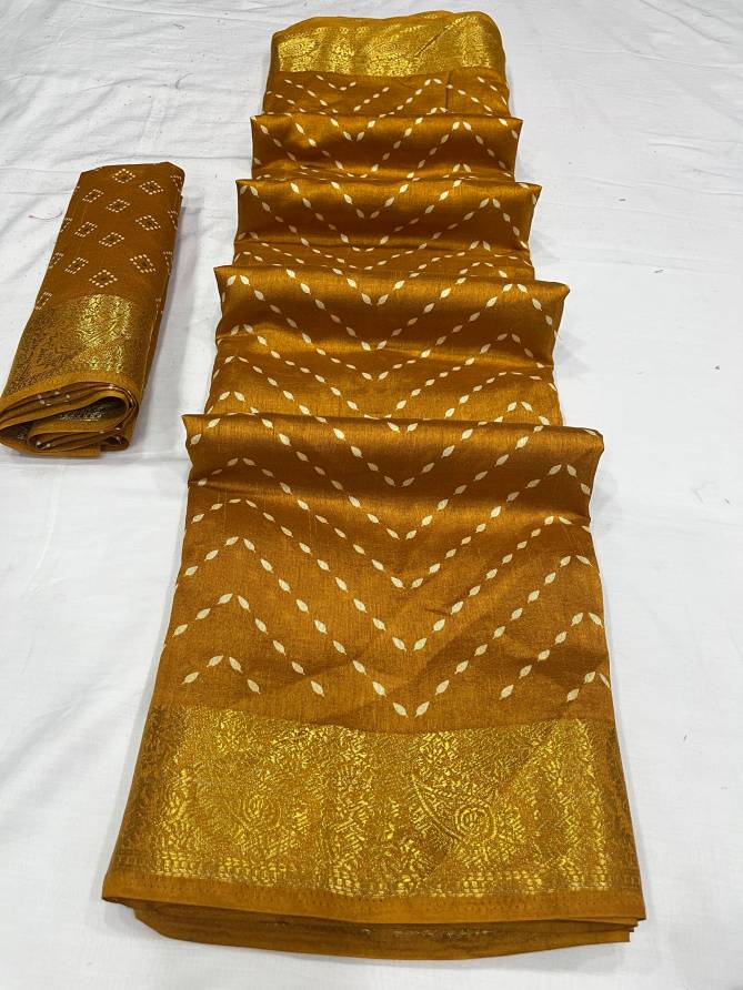 Wow Lehriya Printed Designer Soft Cotton Non Catalog Sarees Wholesale Shop In Surat
